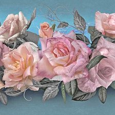 Схема вышивки «Розы»