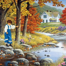 Схема вышивки «детство»