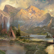 Схема вышивки «пейзаж 4»