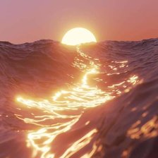 Схема вышивки «Закат»