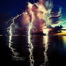 Схема вышивки «Гроза»