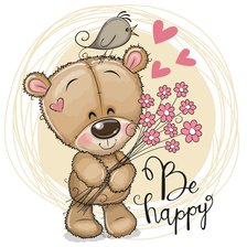 Схема вышивки «Медвежонок»