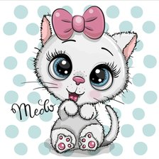 Схема вышивки «Котенок»