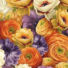 Схема вышивки «Цветы»