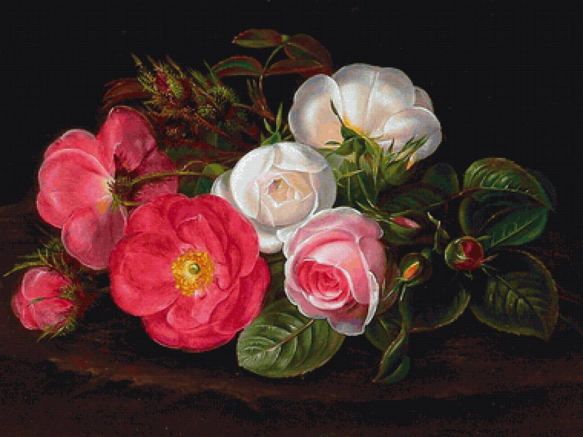 Boque de flores. - flores. rosas. - предпросмотр