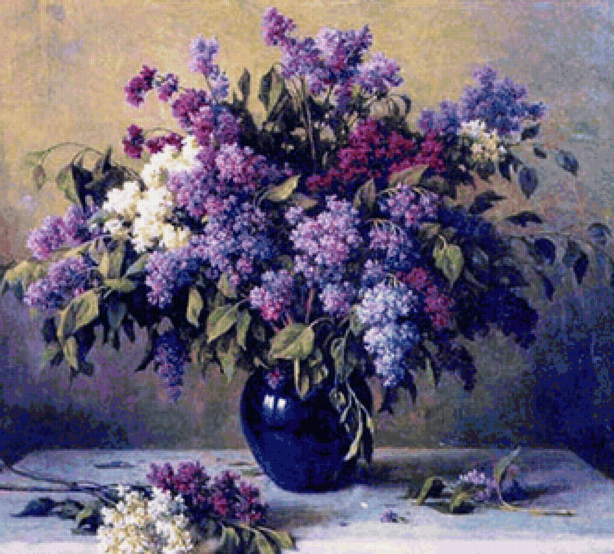 Букет сирени - сирень, букет, весна - предпросмотр