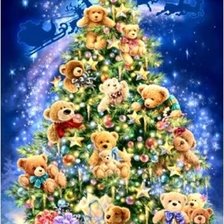 Схема вышивки «Елка»