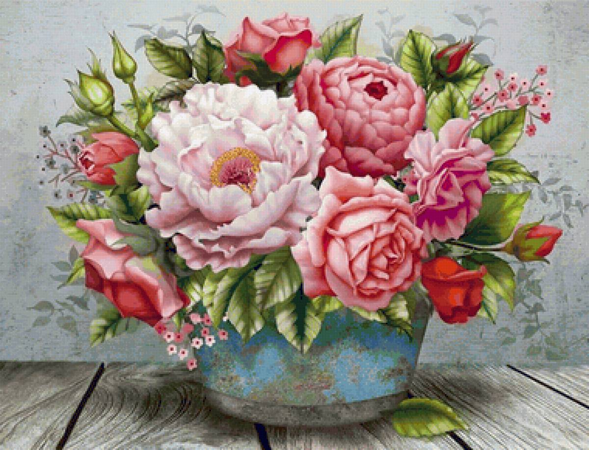 Boque de flores. - flores. - предпросмотр