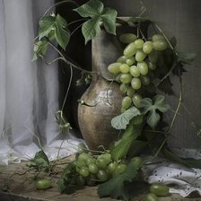 Схема вышивки «Виноград»