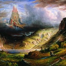 Схема вышивки «пейзаж худ. никас сафронов»