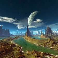 Схема вышивки «иные миры»