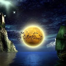 Схема вышивки «иные миры»