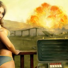 Схема вышивки «Fallout»