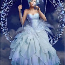 Схема вышивки «7 смертных грехов. Лень»