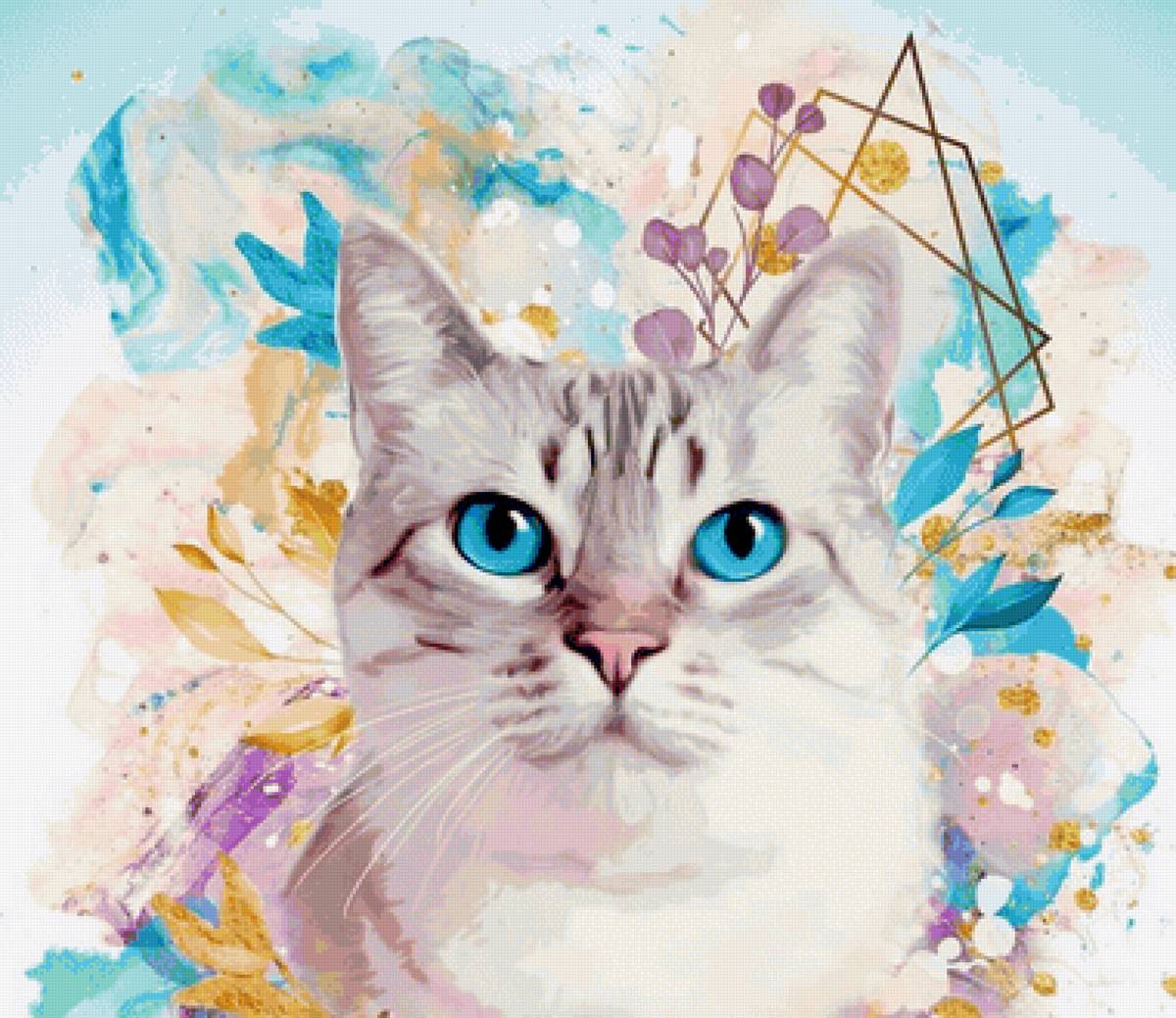 Gato. - animais. ilustração. - предпросмотр