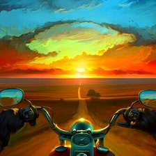 Схема вышивки «Даль..»