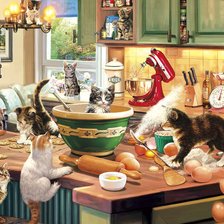 Схема вышивки «СТИВ РИД. ШАЛОВЛИВЫЕ ПОМОЩНИКИ»