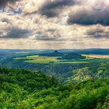 Схема вышивки «Долина»