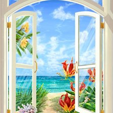 Схема вышивки «ventana4»