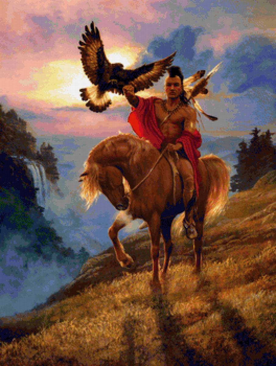 индеец - пейзажи - предпросмотр