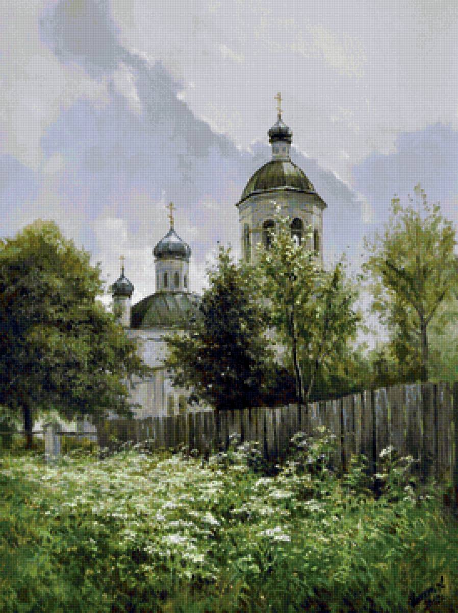 Милые сердцу уголки России. Алексей Аникин - родина, церковь, уголок россии, природа - предпросмотр