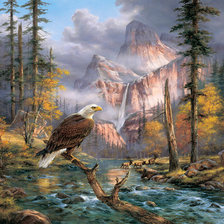 Схема вышивки «на реке»