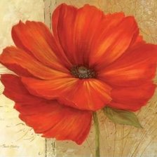 Схема вышивки «Мак»