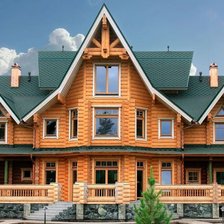 Схема вышивки «дом»