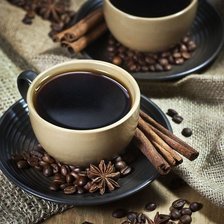 Схема вышивки «Кофе»