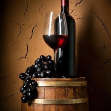 Схема вышивки «Вино»