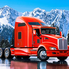 Схема вышивки «тягач»