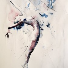 Схема вышивки «Танцовщица»