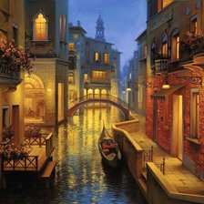 Схема вышивки «венеция»