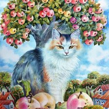 Схема вышивки «Gato.»