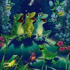 Схема вышивки «los sapitos»