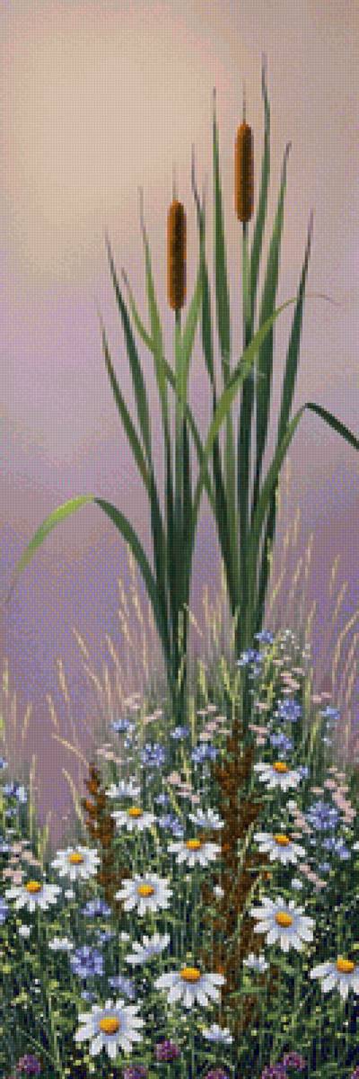 lila y blanco - paisaje - предпросмотр