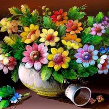 Схема вышивки «buque»