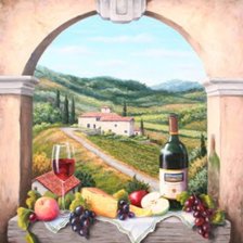 Схема вышивки «Frutas y vino r2»