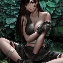 Схема вышивки «девушка»