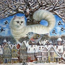 Схема вышивки «Gato.»