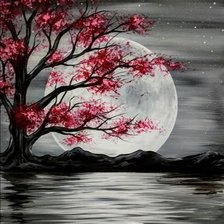 Схема вышивки «Полнолуние»