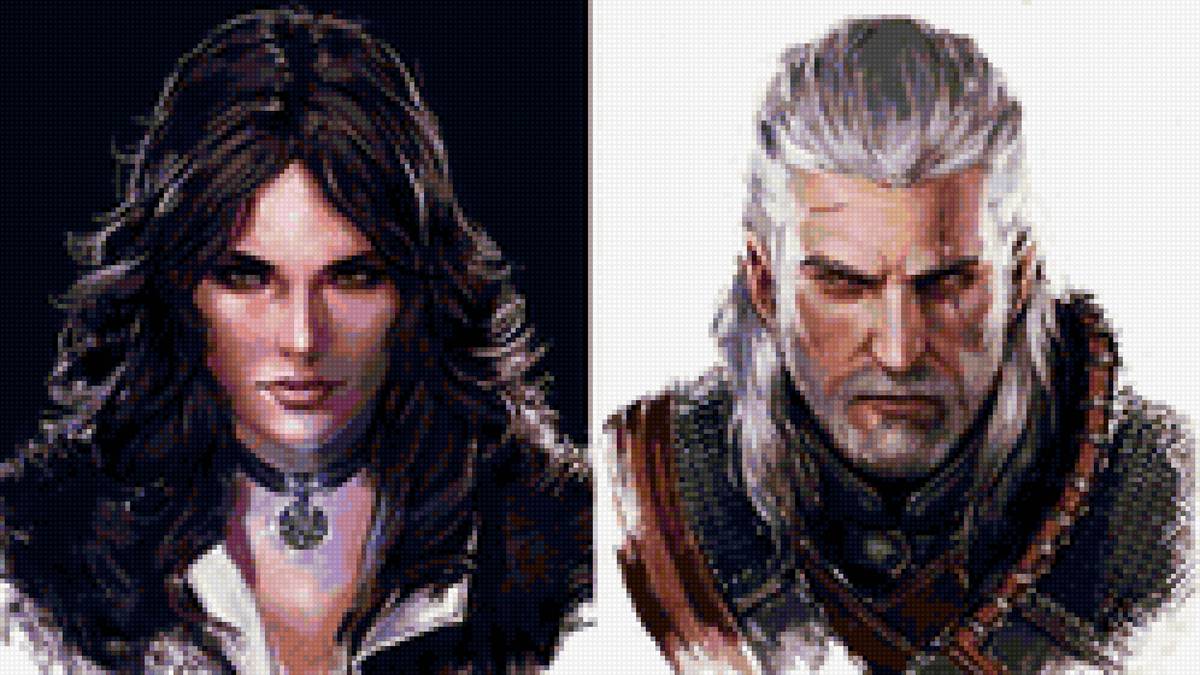 Геральт и Йеннефэр - игра, геральт, йеннефэр, ведьмак, фэнтези - предпросмотр