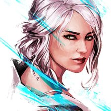 Схема вышивки «Цири»