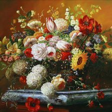 Схема вышивки «Букет»