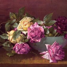 Схема вышивки «Розы»