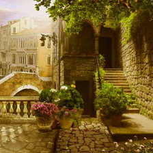 Схема вышивки «южный город схема №2»