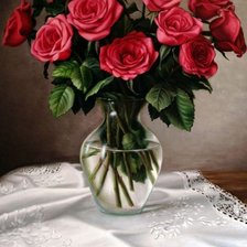 Схема вышивки «Розы»