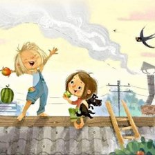 Схема вышивки «Детство»