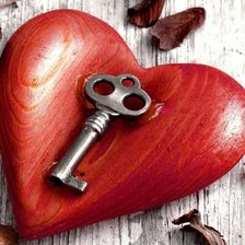 Схема вышивки «Ключик к сердцу»