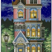 Схема вышивки «casa victoriana»
